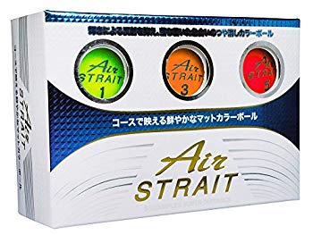 【中古】LEZAX(レザックス) ゴルフどんぶり鉢 Air STRAIT マットカラーボール 6個入り口・入口 アソート ASBA-7759 n5ksbvb