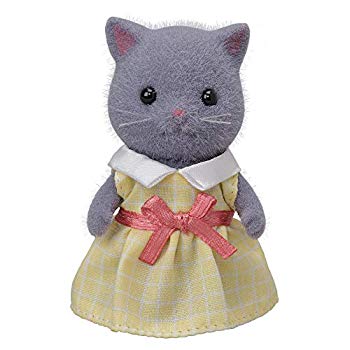 【中古】【非常に良い】シルバニアファミリー 人形 ペルシャネコの女の子(グレー) ニ-106 mxn26g8 5,560円