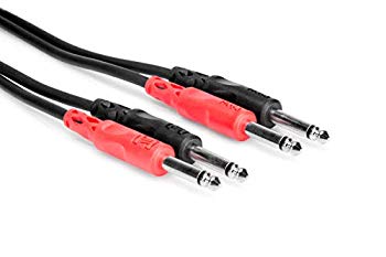 【中古】Hosa CPP-204 4m 両側モノラルフォンプラグ×2 オーディオ有線テレビ p706p5g