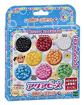 【中古】【非常に良い】アクアビーズ 8色ビーズセット o7r6kf1