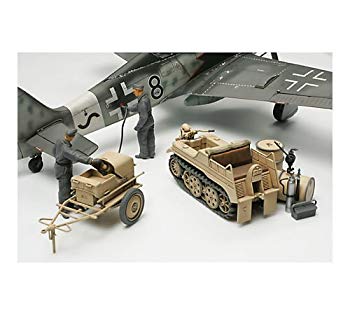 【中古】【非常に良い】タミヤ 1/48 ミリタリーミニチュアシリーズ No.33 ドイツ陸軍 航空機用電源車 ケッテンクラート牽引セット プラモデル 32533 bme6fzu