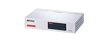 【中古】BUFFALO Giga対応 金属筺体 電源内蔵 5ポート ホワイト スイッチングハブ LSW3-GT-5NS 6g7v4d0 6,320円