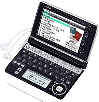 【中古】【非常に良い】CASIO Ex-word 電子辞書 XD-A6500BK ブラック 多辞書総合モデル ツインタッチパネル 音声対応 100コンテンツ 日本文学300作品/世界文学100作品収 wyw801m