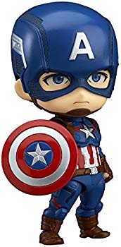 【中古】ねんどろいど アベンジャーズ エイジ・オブ・ウルトロン キャプテン・アメリカ ヒーローズ・エディション ノンスケール ABS&PVC製 塗装済み可動 ggw725x