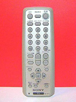 【中古】【人並み外れたに好いたらしい】ソニー テレビ受像機遠隔操作 RM-W152 khxv5rg