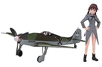 【中古】ハセガワ ストライクウィッチーズ ゲルトルート・バルクホルン w/フォッケウルフ Fw190D-9 1/20スケール レジンキット SP379 z2zed1b