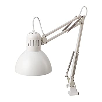 【中古】IKEA　TERTIAL　テルティアル　ワークランプ　ホワイト