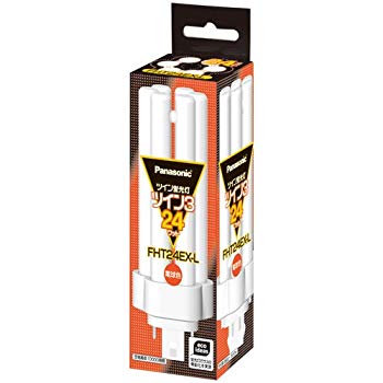 【中古】パナソニック ツイン螢光灯 24形 白熱電球色 6本束状ブリッジ回路 FHT24EXL 6g7v4d0