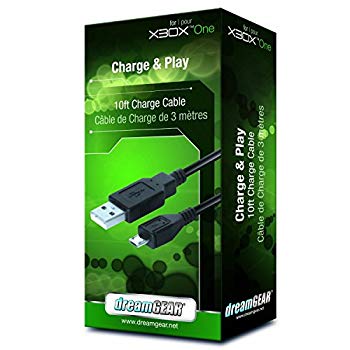 【中古】【非常に良い】dreamGEAR XBOX ONE用 チャージ&プレー? ブラック 9jupf8b