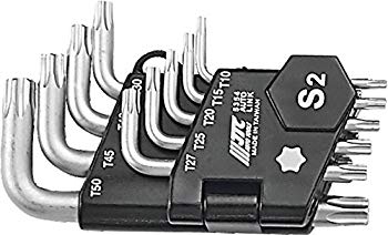 【中古】【非常に良い】JTC 9PCS ショートスターレンチセット トルクスネジ用 専用ホルダー付き JTC5354｜ドリエム店