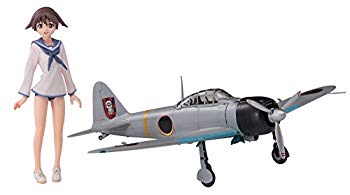 【中古】ハセガワ ストライクウィッチーズ 宮藤 芳佳 w/零式艦上戦闘機 22型 1/20スケール レジンキット SP375 z2zed1b
