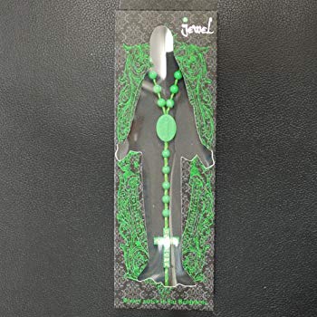 【中古】JEWEL ロザリオシリーズ インイヤーヘッドホン (グリーン) wyw801m