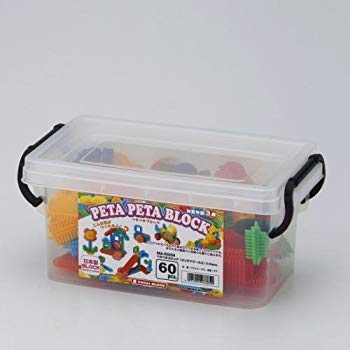 【中古】ペタペタブロック (入れもの入れもの入) S 60PCS. khxv5rg ブロック-セット