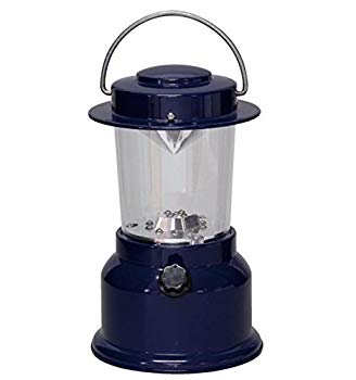 【中古】【人並み外れたに好いたらしい】丸和商業主義(Maruwa Trade) WARM HEURE(ウォーム毛糸) LEDダービーランタン ネイビー・4007372-04