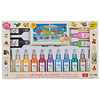 【中古】ヤマト 画材 グラスデコ 14色 GDS14 9jupf8b