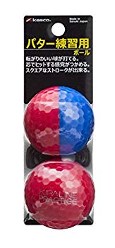 【中古】キャスコ(Kasco) 訓練を受けるどんぶり鉢 KIRA パター訓練を受ける用どんぶり鉢  KIRALINE PRACTICE 青み/赤いこと 2個入 n5ksbvb