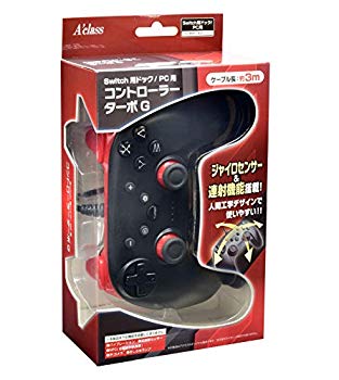 【中古】Switch用ドック/PC用コントローラーターボG レッド mxn26g8