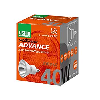 【中古】【非常に良い】ウシオ ダイクロハロゲン JDR110V40WLNKUVH JDR110V40WLNKUVH｜ドリエム店