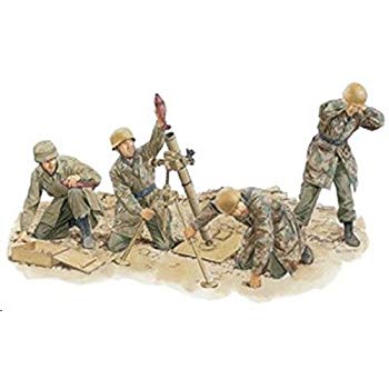 【中古】ドラゴン 1/35 第二次世界大戦 ドイツ降下猟兵 8cm迫撃砲チーム プラモデル DR6215 qqffhab