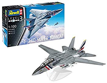 【中古】【非常に良い】ドイツレベル 1/100 アメリカ軍 F-14D スーパートムキャット プラモデル 03950 n5ksbvb