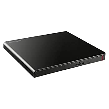 【中古】【非常に良い】バッファロー DVSM-PLV8U2-BKA USB2.0 ポータブルDVDドライブ 書き込みソフト添付 ブラック