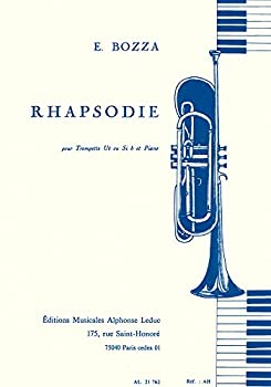 【中古】ボザ : 狂詩曲 ラプソディ (トランペット、ピアノ) ルデュック出版