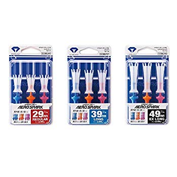 【中古】【非常に良い】ダイヤ(DAIYA) ゴルフティー エアロスパークティー カラー ロング クリアー TE-718 g6bh9ry