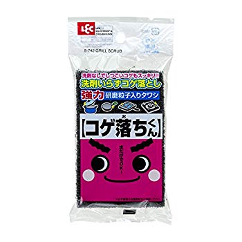 【中古】【非常に良い】レック コゲ落ちくん 強力研磨粒子入りコゲ取りタワシ (洗剤いらず 水だけで落とす) S-742 qqffhab