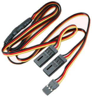 【中古】【非常に良い】ハイテック Yハーネスコード ロング 60cm 標準平行線 57350S o7r6kf1