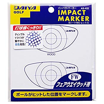 【中古】【非常に良い】ダイヤ(DAIYA) ショット確認インパクトマーカー フェアウェイウッド用 AS-422 2mvetro 4,868円
