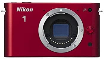 【中古】Nikon 1?j1?10.1?MP HDデジタルカメラボディのみ(レッド)|ドリエム店