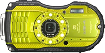 【中古】【非常に良い】RICOH 防水デジタルカメラ RICOH WG-4 ライムイエロー 防水14m 耐ショック2.0m 耐寒-10度|ドリエム店