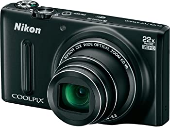 【中古】【人並み外れたに好いたらしい】ニコン COOLPIX S9600（引っ敷き黒いこと）