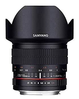 【中古】SAMYANG 単焦点広角レンズ 10mm F2.8 キヤノン EOS EFマウント用 APS-C対応 881085