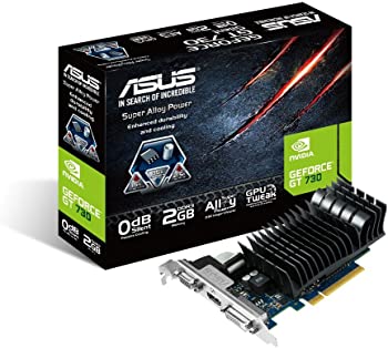 【中古】ASUS NVIDIA GeForce GT730搭載ビデオカード ファンレス GT730-SL-2GD3-BRK｜ドリエム店