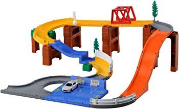 【中古】トミカ トミカシステム 飛び降りるどうろ仕掛ける ミニカー・トイカー-乗り物のおもちゃ-おもちゃ