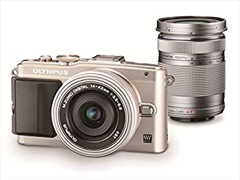【中古】【非常に良い】OLYMPUS ミラーレス一眼 PEN E-PL6 EZダブルズームキット シルバー E-PL6 EZ DZKIT SLV｜ドリエム店