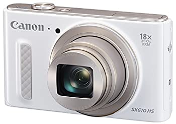 【中古】【人並み外れたに好いたらしい】Canon デジタル写真器 PowerShot SX610 HS 白いこと 光学18倍望遠レンズ PSSX610HS(WH)