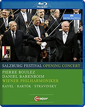 【中古】Salzburg Festival Opening Concert [Pierre Boulez, Daniel Barenboim; Vienna Philharmonic Orchestra] [C MAJOR ENTERTAINMENT] [Blu-ray]