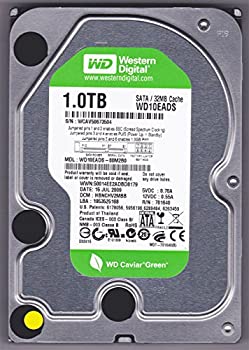【中古】【非常に良い】WD HDD 内蔵ハードディスク 3.5インチ 1TB WD Green WD10EADS SATA 3.0 Gb/s 5,400rpm 3
