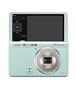 【中古】CASIO デジタル写真機 EXILIM EX-ZR60GN 自分自身撮りチルト液晶 オートトランスファー役立つこと積み上げる EXZR60 緑であること