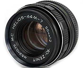 【中古】ヘリオス44M-7キヤノンEOS用58mm F2ロシア語レンズ