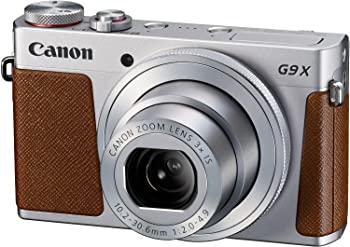 【中古】【人並み外れたに好いたらしい】Canon デジタル写真機 PowerShot G9 X(しろがね色) 光学3.0倍望遠レンズ 1.0型検出器 PSG9X(SL)