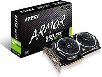 【中古】【非常に良い】MSI Armor2Xクーリングシステム搭載 GEFORCE GTX 1080 ARMOR 8G OC 65,974円