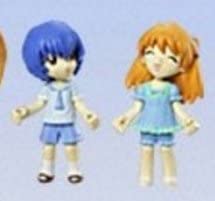【中古】新世紀エヴァンゲリオン トリコレ!DX 可動レイ＆アスカ （ブルー服Ver） 2種 バンダイ 4,581円