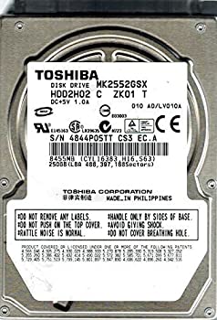 【中古】【非常に良い】Toshiba MK2552GSX 250GB HDD2H02 C ZK01 T A0/LV010A [並行輸入品]｜ドリエム店