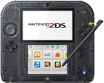 【中古】【非常に良い】ニンテンドー2DS クリアブラック 3DSのソフトが遊べる