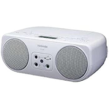 【中古】東芝 CDラジオ(ホワイト)TOSHIBA TY-C200-W