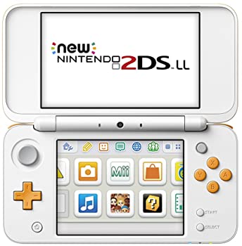 【中古】【非常に良い】Newニンテンドー2DS LL 【ホワイト×オレンジ】3DSのゲームが2Dで遊べる