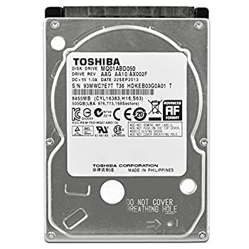 【中古】【非常に良い】Toshiba MQ01ABD050 500GB 5.4K RPM 2.5\